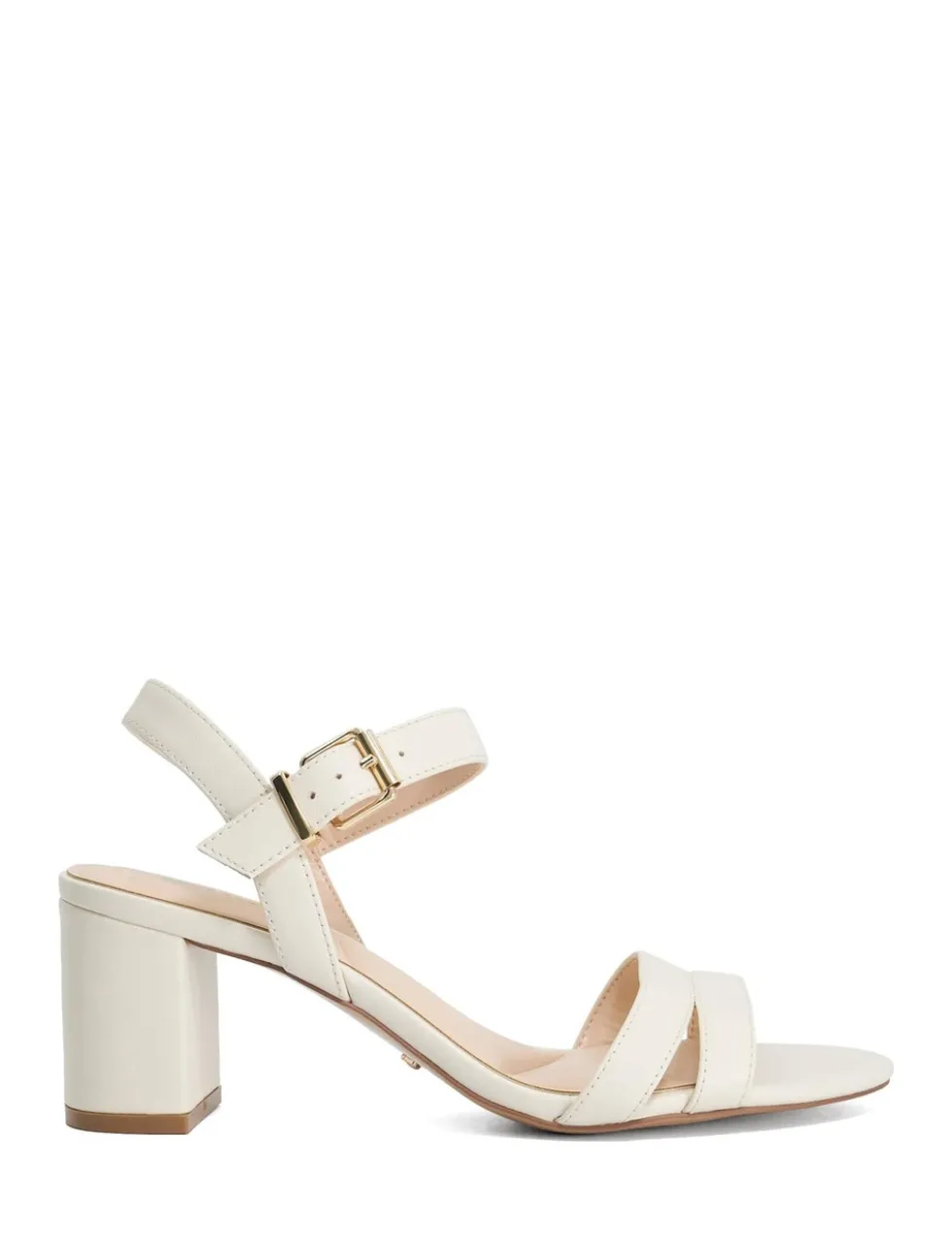 Wide Fit Leather Ankle Strap Sandals
