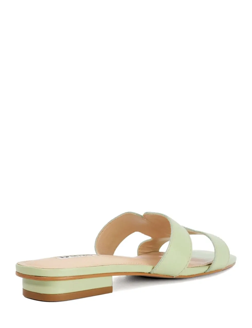 Wide Fit Leather Block Heel Sandals