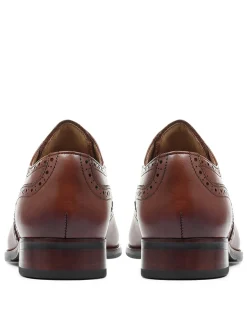 Wide Fit Leather Brogues