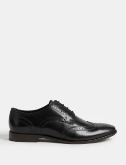 Wide Fit Leather Brogues