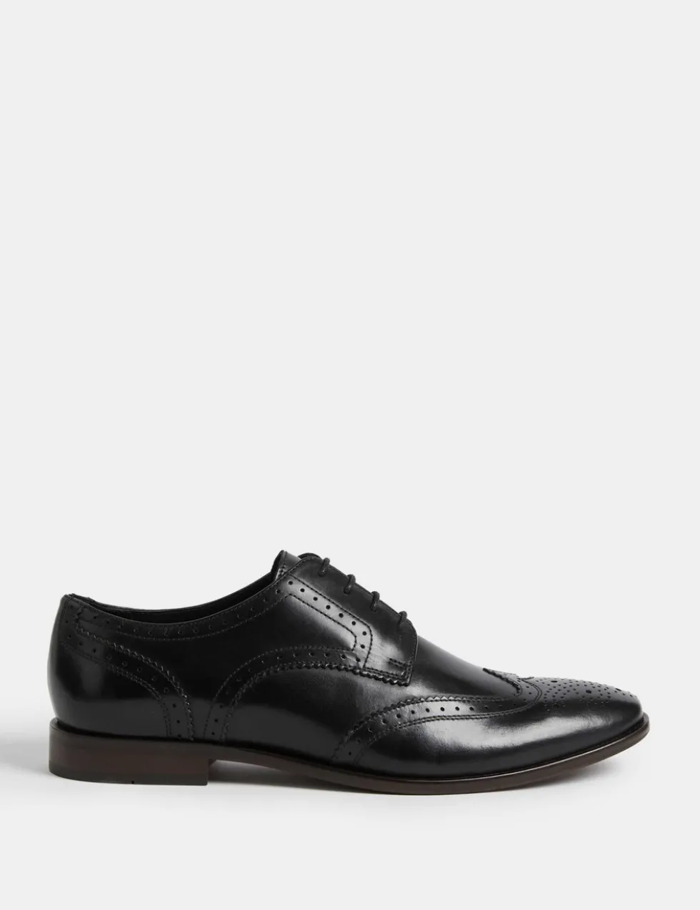 Wide Fit Leather Brogues