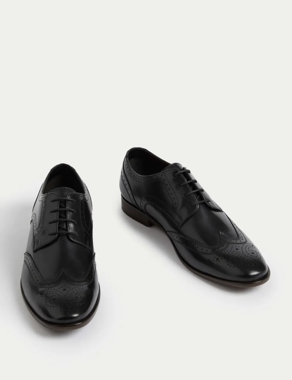 Wide Fit Leather Brogues