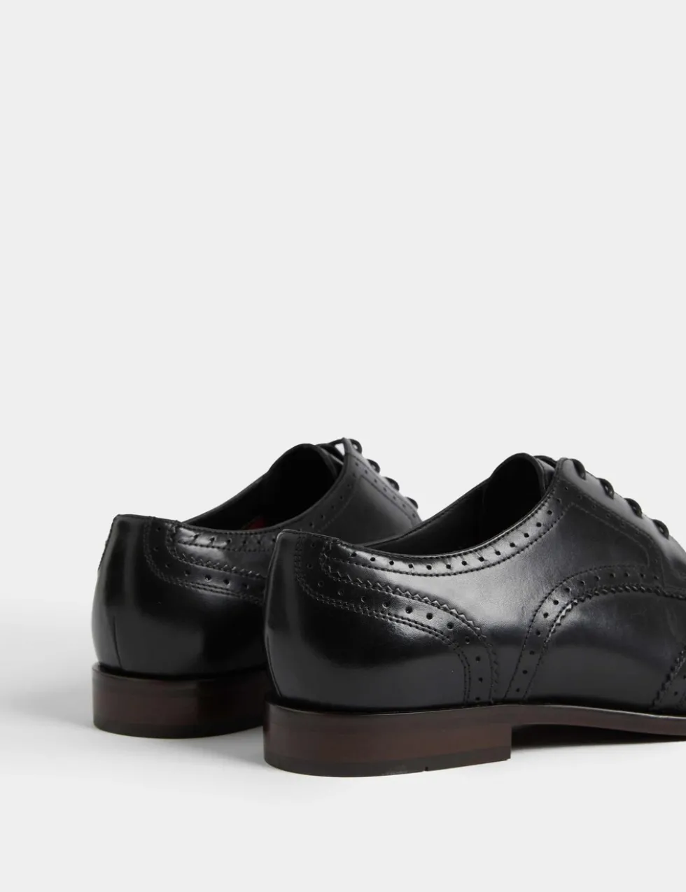 Wide Fit Leather Brogues