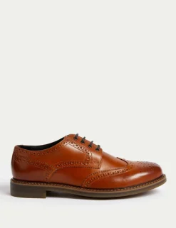 Wide Fit Leather Brogues
