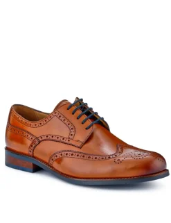 Wide Fit Leather Brogues