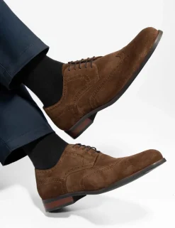 Wide Fit Leather Brogues