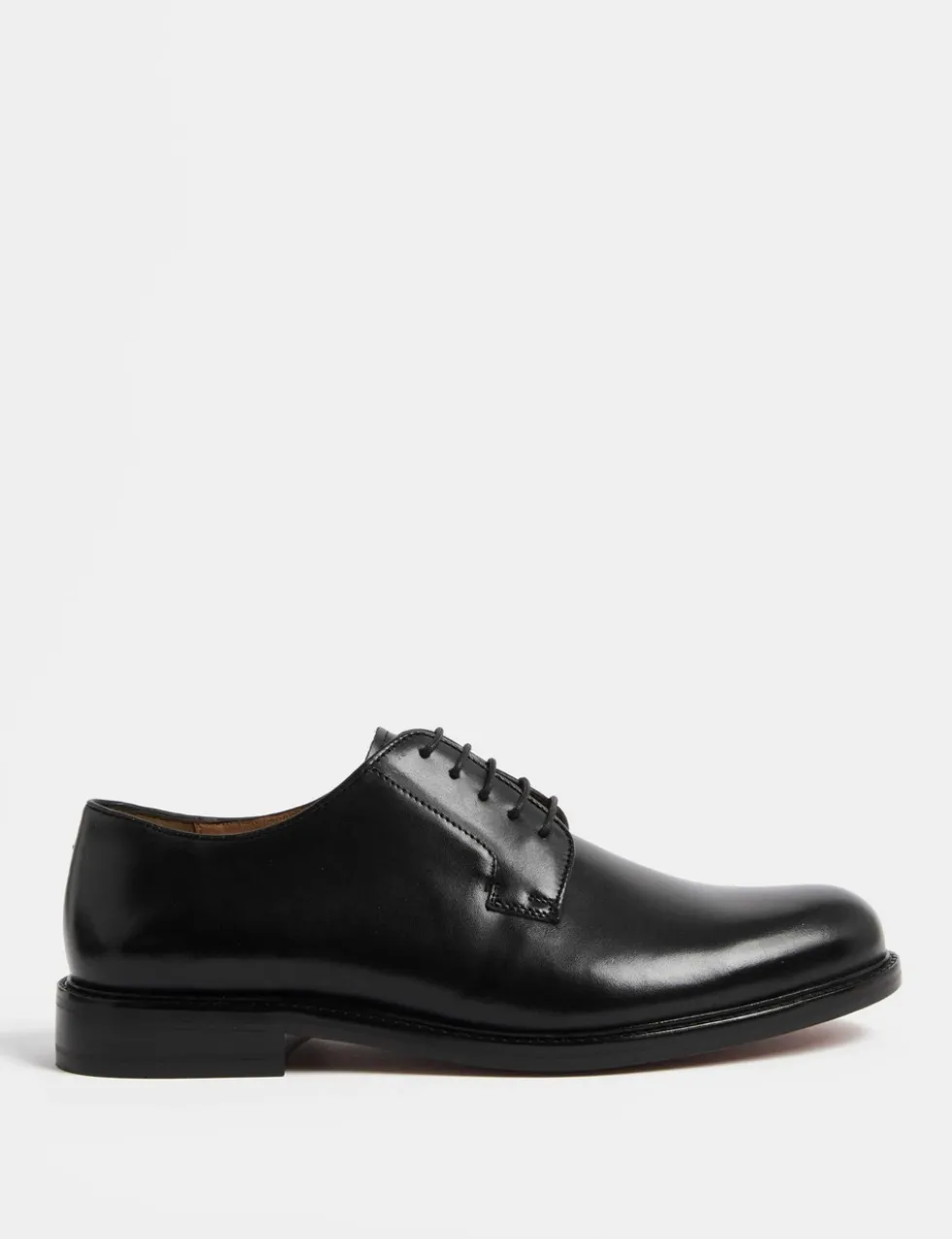 Wide Fit Leather Derby Shoes