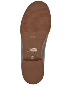 Wide Fit Leather Flat Loafers