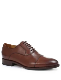 Wide Fit Leather Oxford Shoes