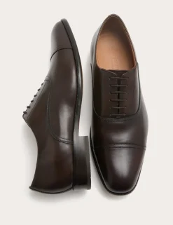 Wide Fit Leather Oxford Shoes