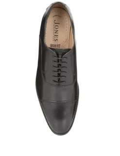 Wide Fit Leather Oxford Shoes