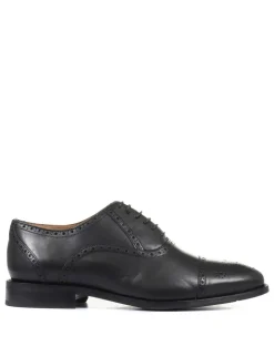 Wide Fit Leather Oxford Shoes