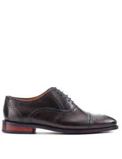 Wide Fit Leather Oxford Shoes