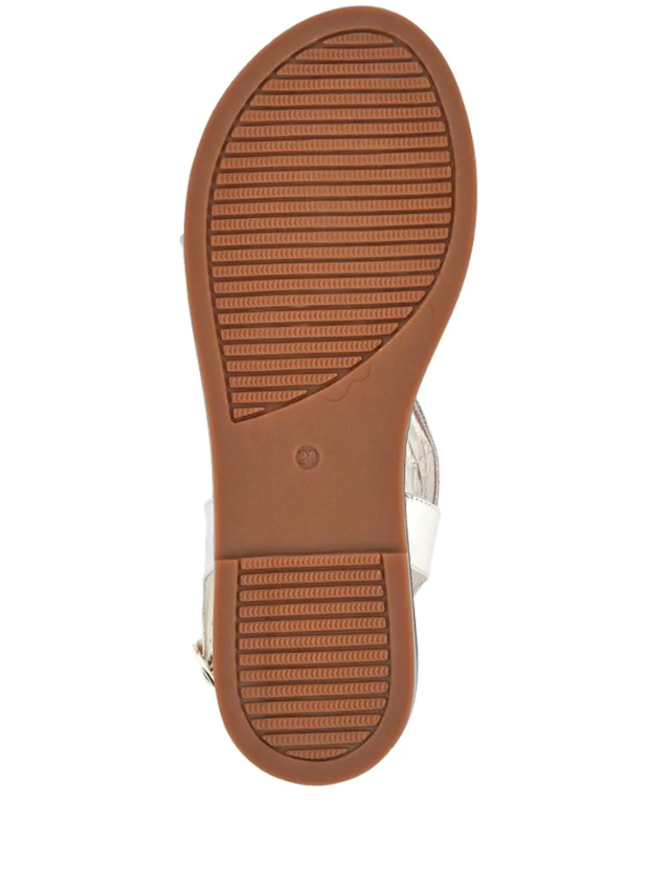 Wide Fit Leather Strappy Flat Sandals