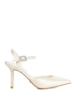 Wide Fit Metallic Stiletto Heel Court Shoes