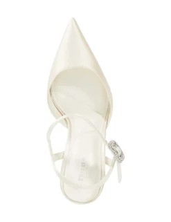 Wide Fit Metallic Stiletto Heel Court Shoes