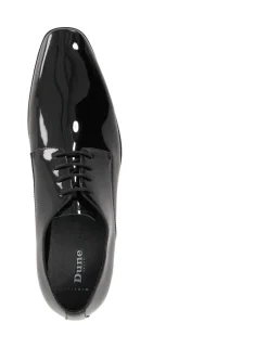 Wide Fit Patent Leather Oxford Shoes