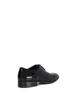 Wide Fit Patent Leather Oxford Shoes