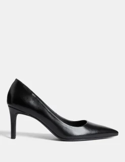 Wide Fit Stiletto Heel Pointed Court Shoes