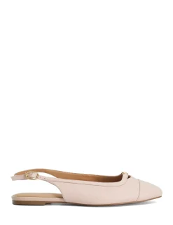 Wide Fit Suede Flat Slingback Shoes