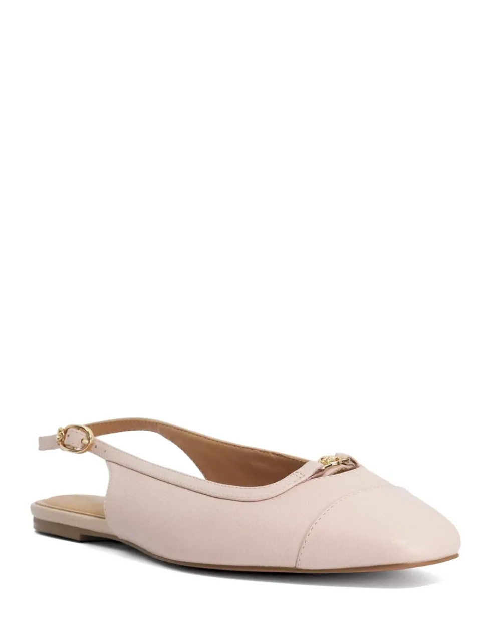 Wide Fit Suede Flat Slingback Shoes