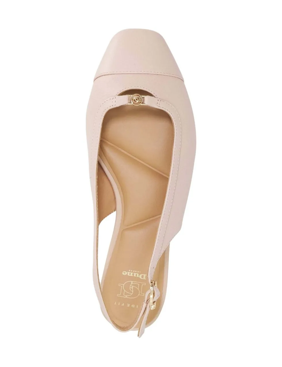 Wide Fit Suede Flat Slingback Shoes