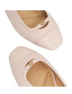 Wide Fit Suede Flat Slingback Shoes