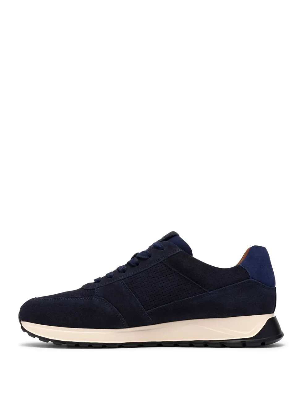 Wide Fit Suede Lace Up Trainers