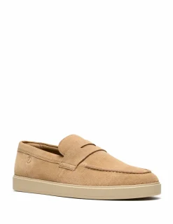 Wide Fit Suede Slip On Loafers