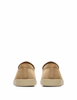 Wide Fit Suede Slip On Loafers