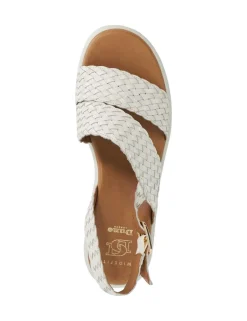 Wide Fit Woven Strappy Buckle Sandals