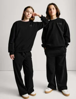 Wide Leg Cotton Rich Joggers (2-16 Yrs)