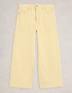 Wide Leg Cropped Jeans