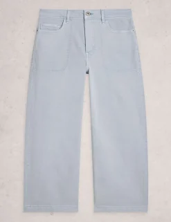 Wide Leg Cropped Jeans