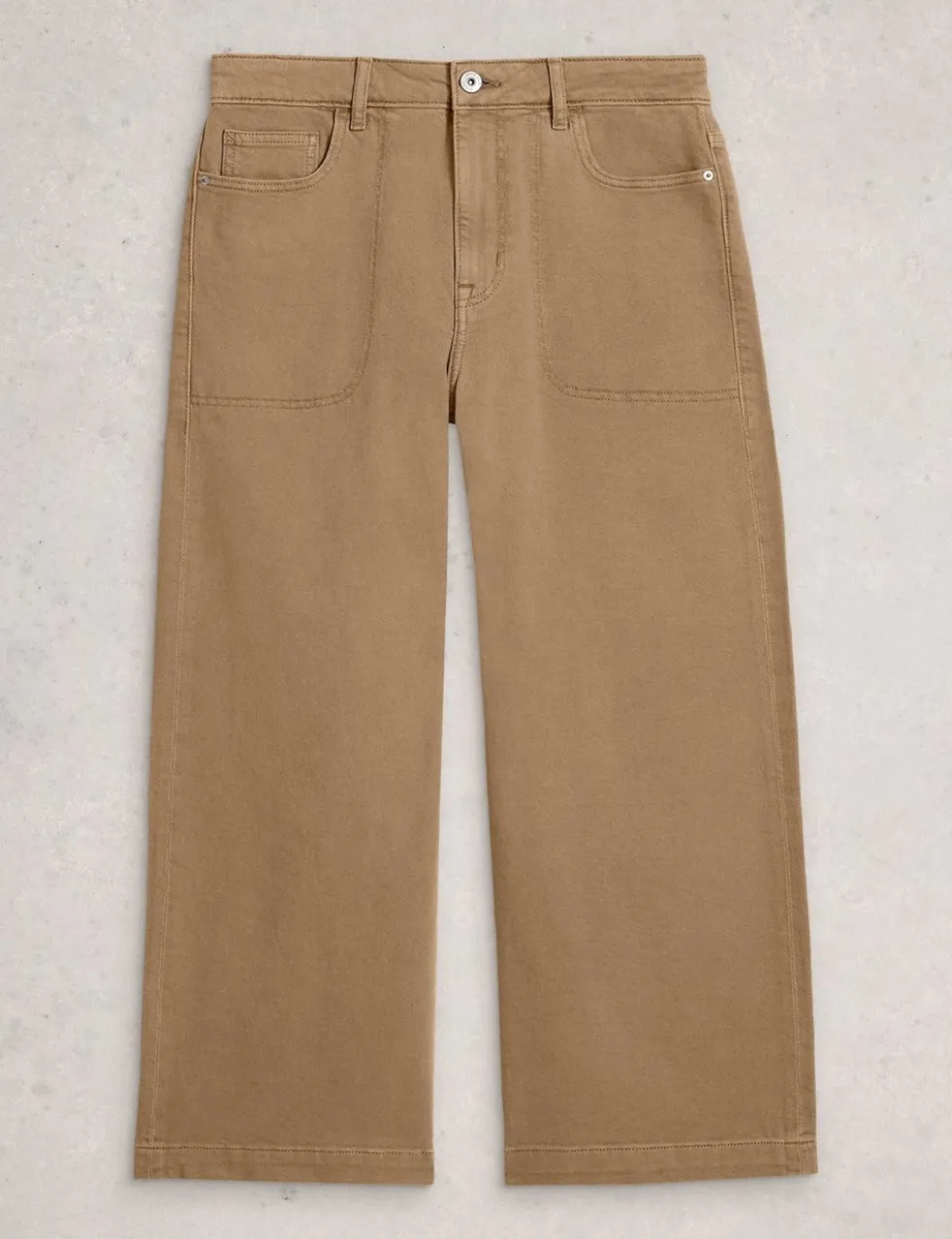 Wide Leg Cropped Jeans