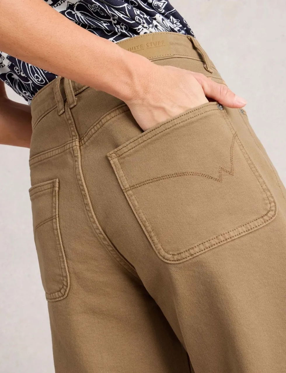 Wide Leg Cropped Jeans