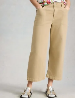 Wide Leg Cropped Jeans