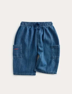 Wide Leg Denim Elasticated Waist Jeans (0-3 Yrs)