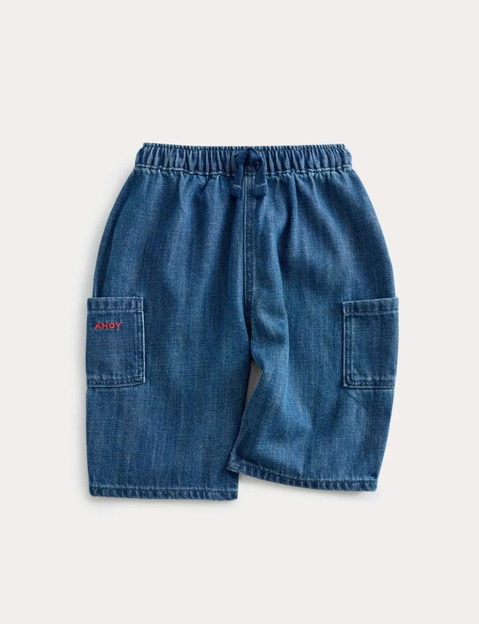 Wide Leg Denim Elasticated Waist Jeans (0-3 Yrs)