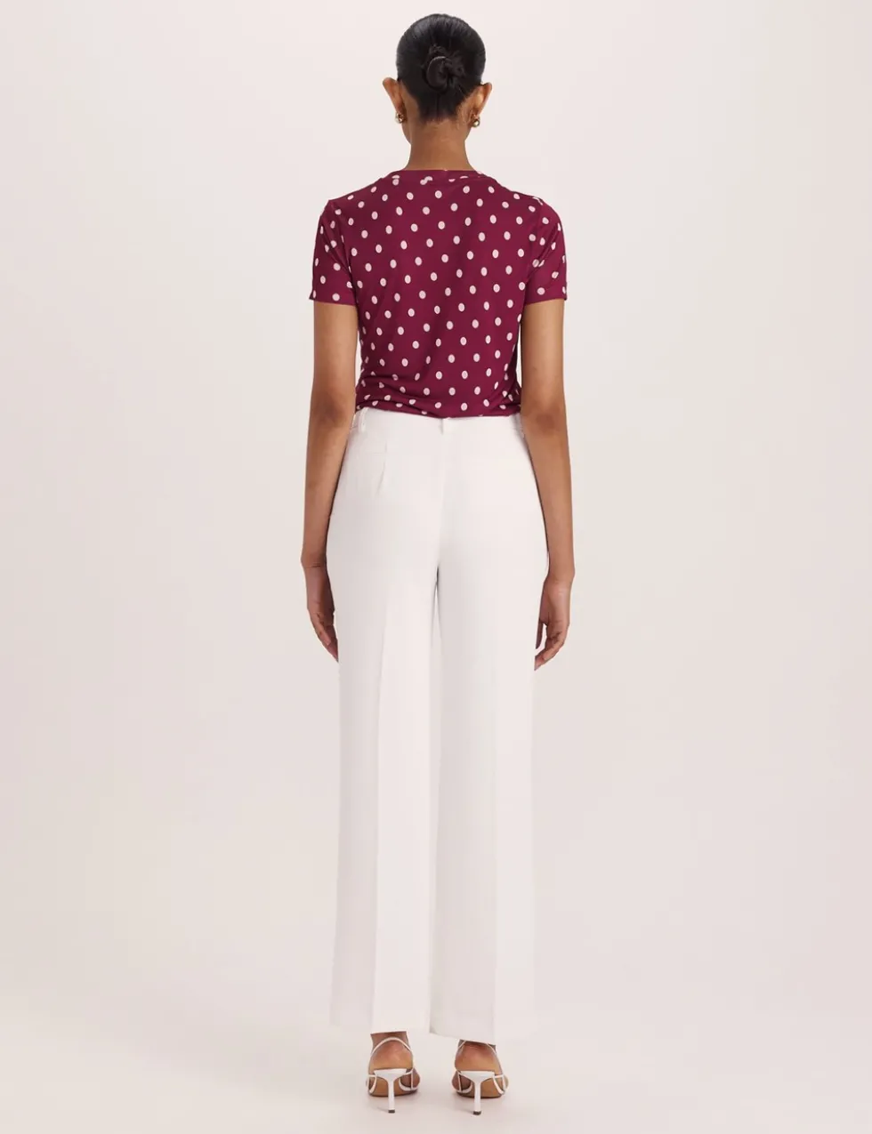 Wide Leg Tailored Trousers