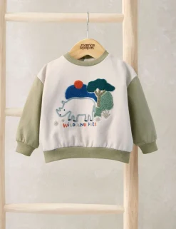 Wild and Free Boucle Sweatshirt (0-3 Yrs)