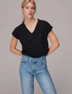 Willa Pure Cotton V-Neck T-Shirt