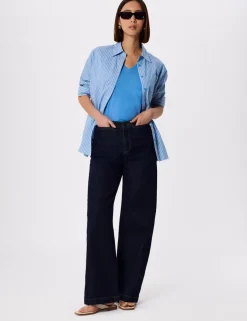 Willa Pure Cotton V-Neck T-Shirt