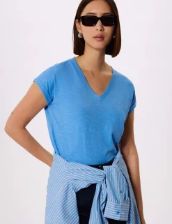 Willa Pure Cotton V-Neck T-Shirt