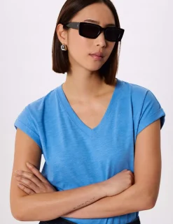 Willa Pure Cotton V-Neck T-Shirt