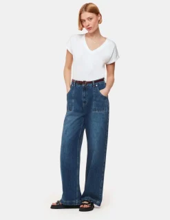 Willa Pure Cotton V-Neck T-Shirt