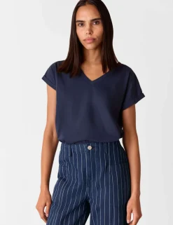 Willa Pure Cotton V-Neck T-Shirt