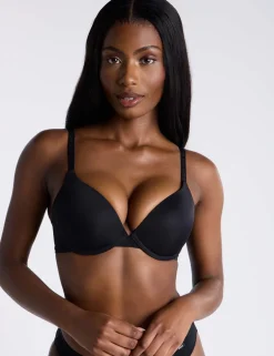 Wired Microfibre T-Shirt Push-Up Bra (B-DD)
