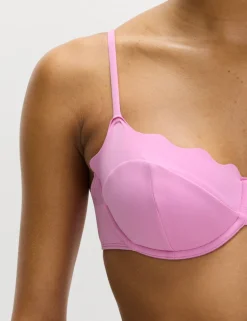 Wired Sculpt Scallop Bikini Top (A-E)