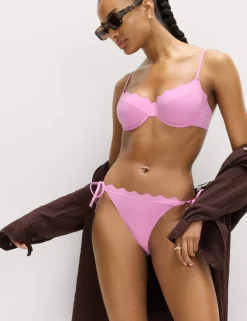 Wired Sculpt Scallop Bikini Top (A-E)